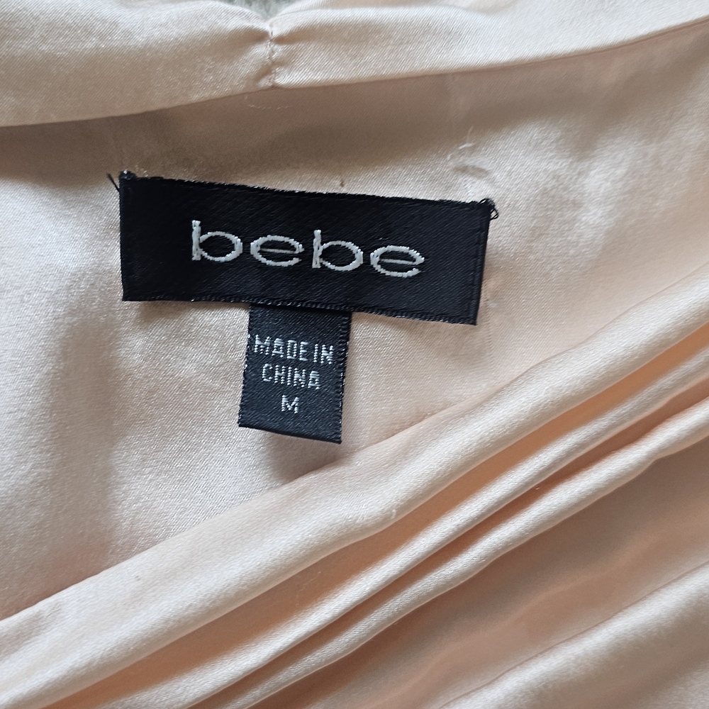 bebe Women's Peach and Coral Ombre A-Line Skirt - Picture 4 of 5